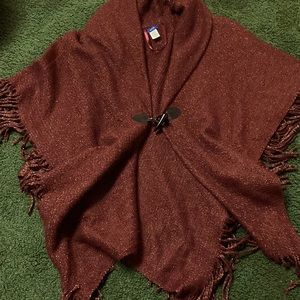 Apt 9 burgundy shawl never worn